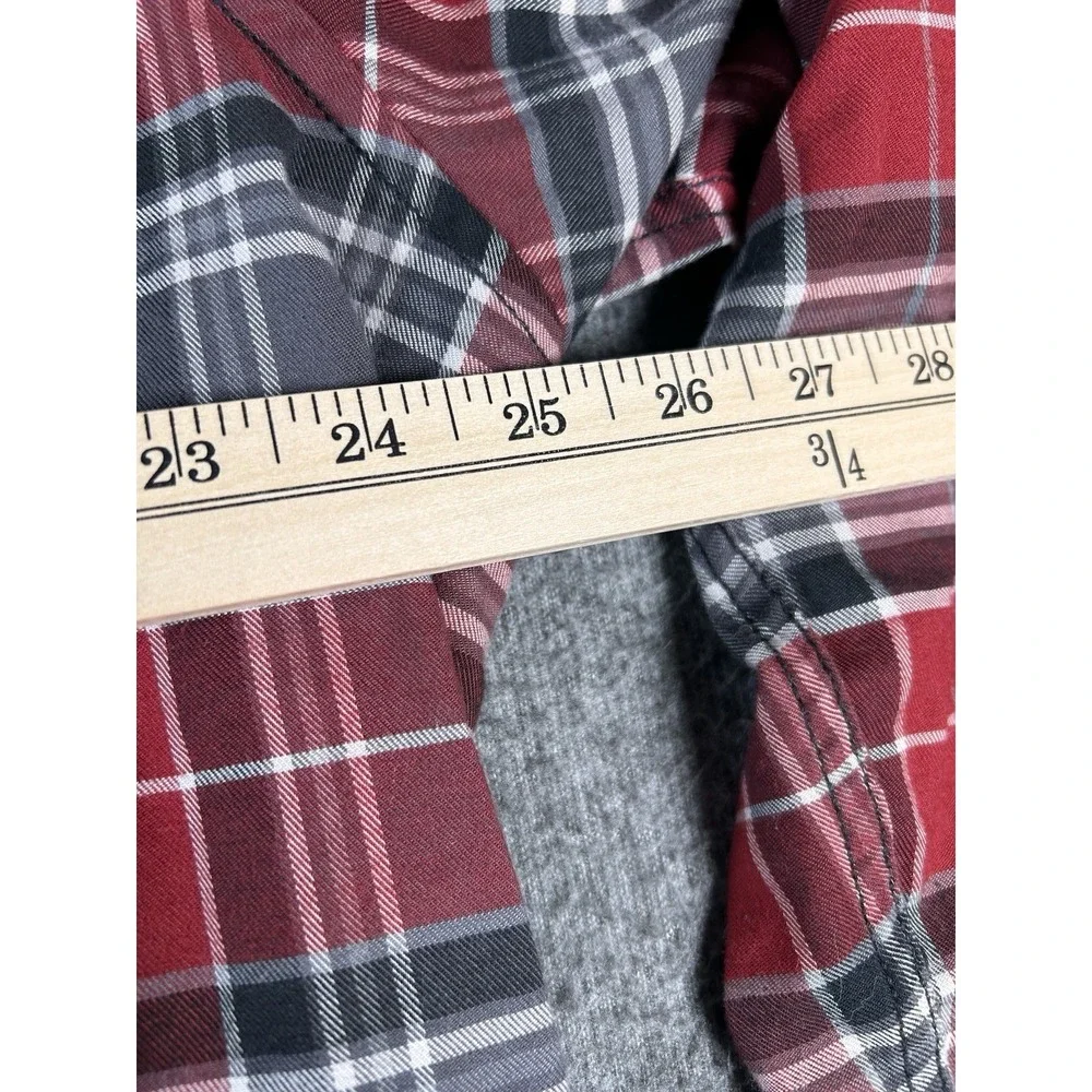 Harley Davidson Shirt Size 2XL 120th Anniversary Red Plaid Button Up - Picture 5 of 10